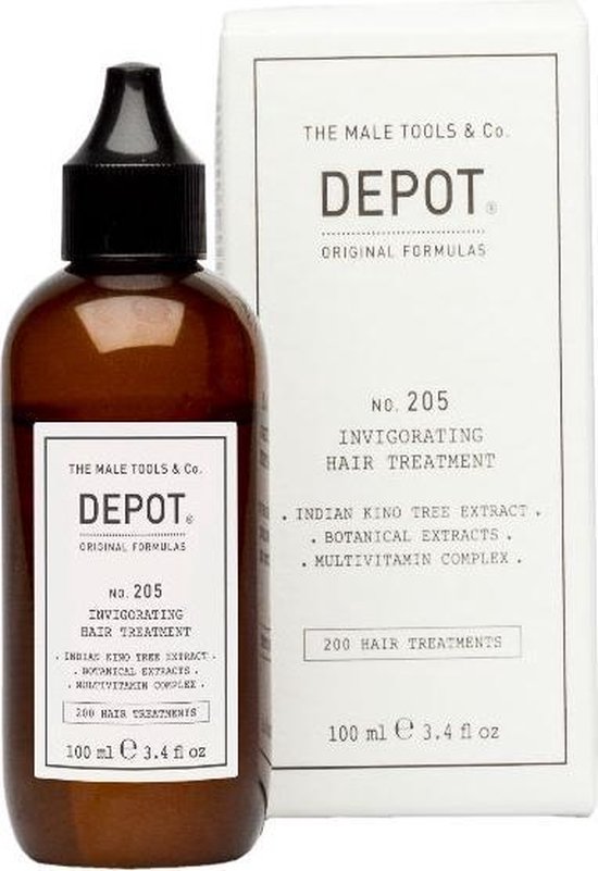 Depot 205 invigorating hair treatment 100ml bol