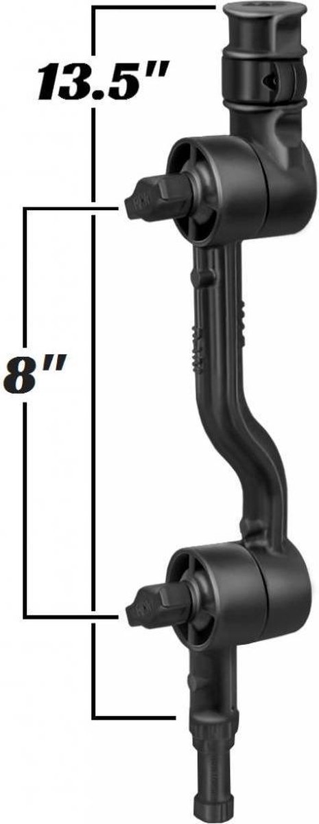 Adjustable Adapt-A-Post™ 13.5" Extension Arm RAP-114-APB2U