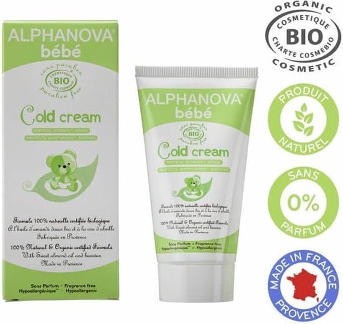 Alphanova Baby - Organic Cold Cream 50ml