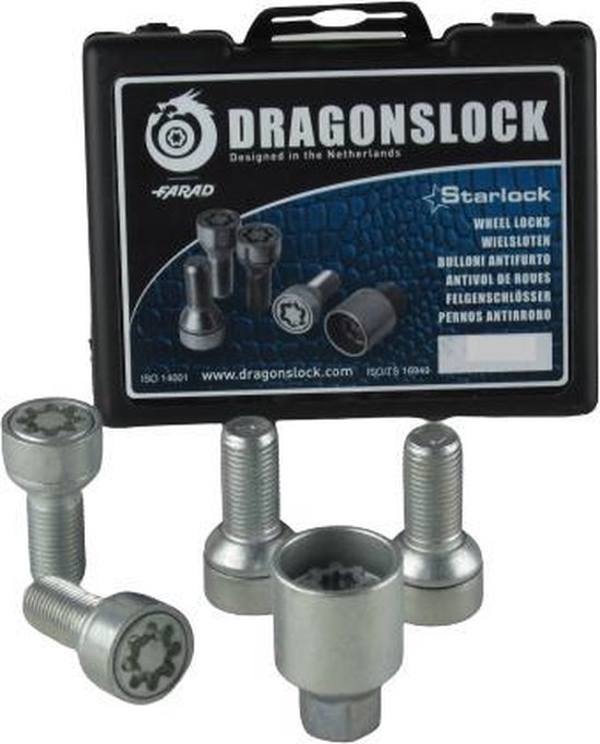Dragonslock Rim Lock - Ensemble antivol de roue Mercedes classe E 2003-2016 - Galvanisé - Meilleur choix