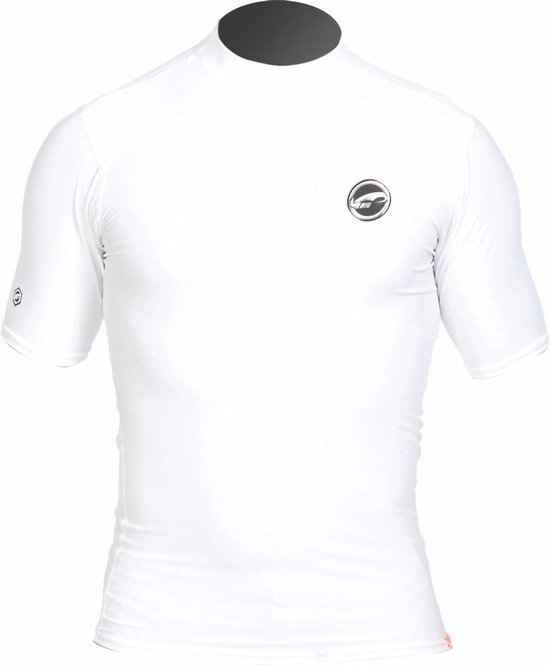 Prolimit - Zwemshirt voor heren met korte mouwen - Wit - maat S