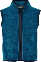 Color Kids - Fleece gilet voor baby's - Melange - Donkerblauw - maat 86cm