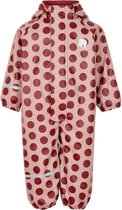 CeLaVi - Regenpak met fleece voor meisjes - Dots - Roze - maat 70 (72-80cm)