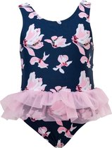 Snapper Rock Meisjes Badpak  - Donkerblauw - Maat 86-92