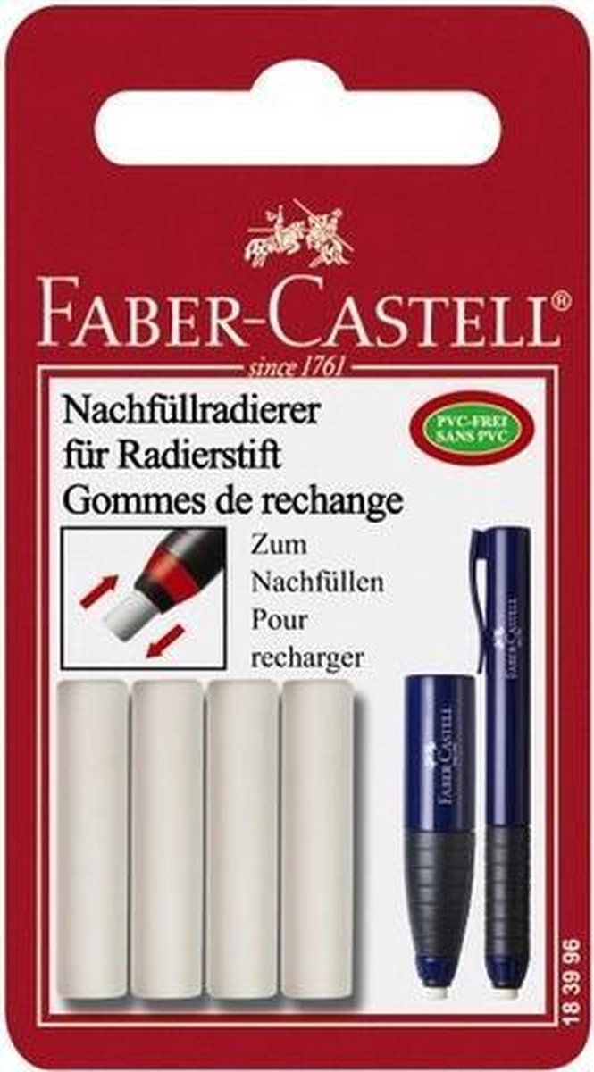 Faber Castell Navulgum FC voor gumstift - 184400 - en Poly Matic - Faber-Castell
