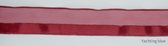 Sier band - bordeaux kleur - sierband met bedrade rand - fournituren - lengte 2 meter - lint - stof - afwerkband - naaien - decoratieband -