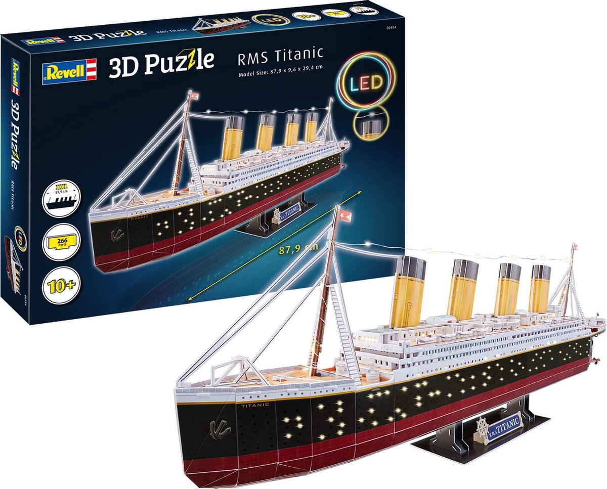 Puzzle 3D TEDDIES TITANIC 113pcs