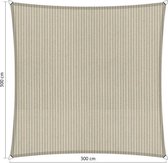 Shadow Comfort® Vierkantige schaduwdoeken  - UV Bestendig - Zonnedoek - 300 x 300 CM - Sahara Sand