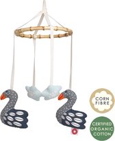 Franck & Fischer - Babymobiel H30 cm Fly- zwaan donkergrijs