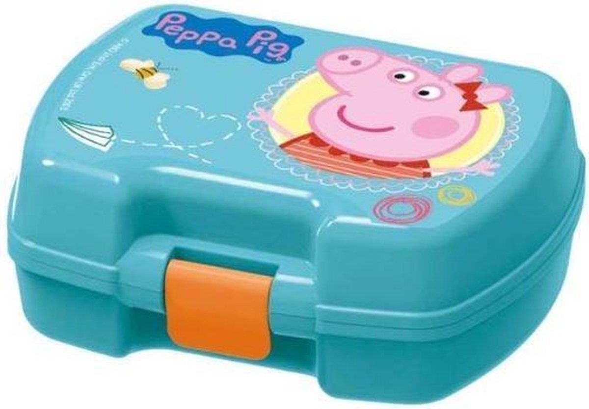 Nickelodeon Koekendoosje Peppa Pig Junior 11 X 8 Cm Blauw