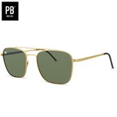 PB Sunglasses - Legend Classic. - Zonnebril heren en dames gepolariseerd - Goud frame - Stijlvolle neusbrug