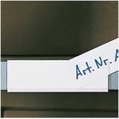 Etikettenhouders, witte achterkant, transparante voorkant, 100/VE 150 x 55 mm