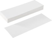 Papierstroken voor C-profiel, beschrijfbaar, wit, 100 stuks 500 x 7 mm