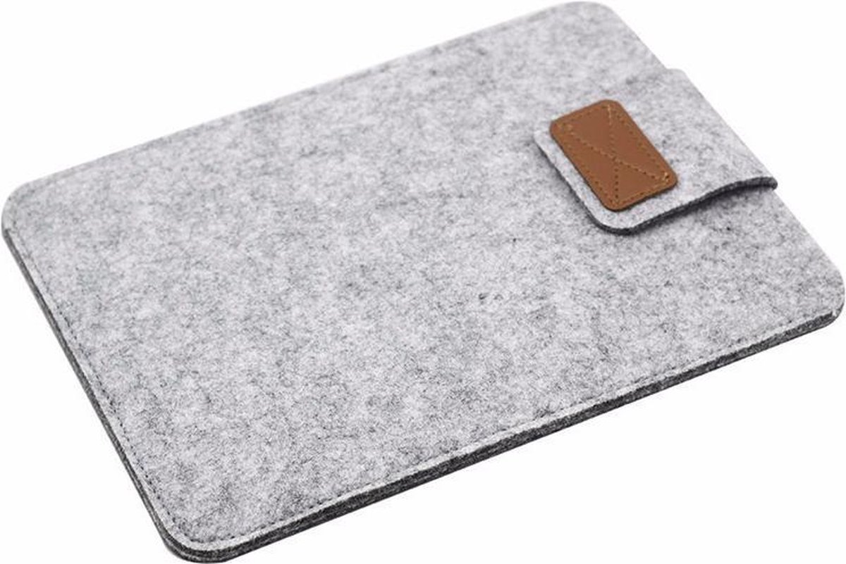 Geschikt voor iPad Sleeve voor iPad 9.7 | 10.2 | 10.5 inch | 10.9 - grijs