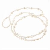 Parel Voetsieraad-Barefoot- Stretch-Ivoor-Wedding-Strand Trouwen-Voet ketting-Charme Bijoux