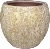 Montano bloempot goud roze D14 x H12 cm - nieuwe collectie