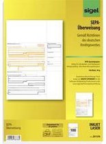 Sigel PC-SEPA-overschrijving/ZV570 A4 speciaal OCR-papier, MP 90 g inh. 100 vel