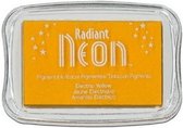 NR-000-71 Radiant Neon stempelkussen stamp pad geel yellow fel stempelinkt inkt
