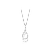 Favs Dames ketting 925 sterling zilver 22 Zirconia One Size 87773396