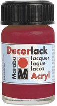 Decorlack-acryl 15 ml - Karmijnrood