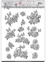 3D Pushout - Amy Design - Mots de sympathie - Sympathy Roses