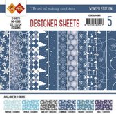 Card Deco - Designer Sheets - Winter Edition ultramarijn