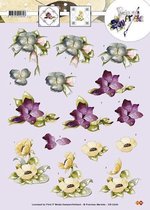 Nr. 3 Bloemen 3D-Knipvel Precious Marieke 10 stuks