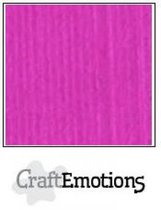 CraftEmotions linnenkarton 10 vel Koraalmagenta 30,5x30,5cm / LC-53