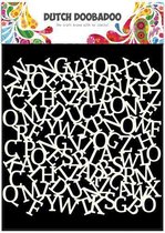 Dutch Doobadoo Dutch Mask Art stencil alfabet achtergrond 15x15 centimeter 470.715.603