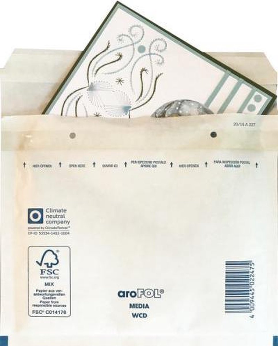 20 Aircraft cd Bubble envelop 175*200mm
