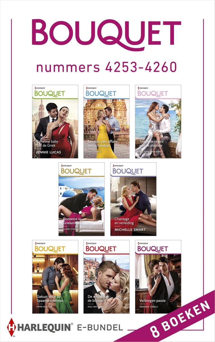 Bouquet e-bundel nummers 4253 - 4260 - Jennie Lucas