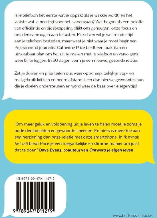 Ik maak het uit!