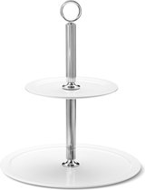 Georg Jensen Etagère Bernadotte 28 X 31,5 Cm Rvs Zilver