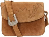 DSTRCT Crossbodytas Western Studs - cognac