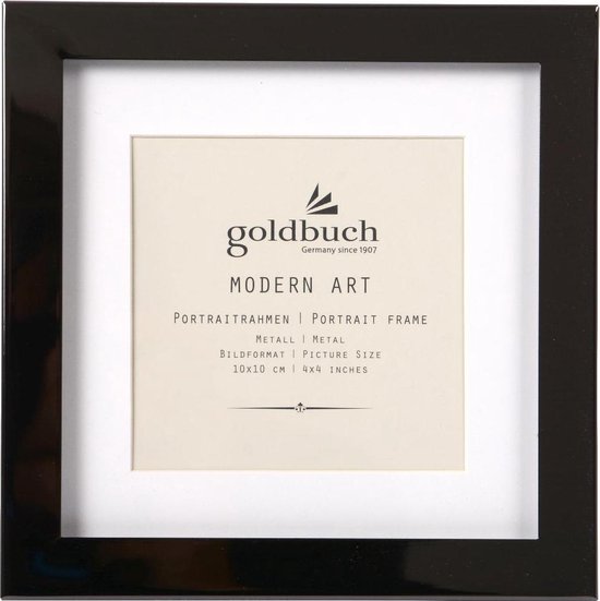 GOLDBUCH GOL-960290 Fotolijst MODERN ART 10x10 cm zwart