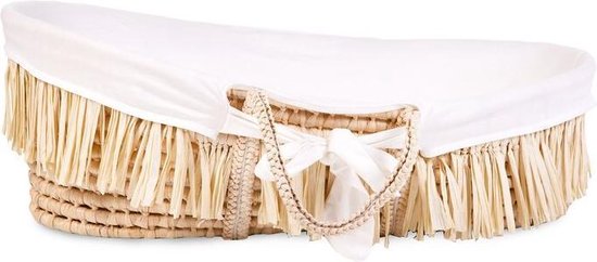 Childhome Raffia Moses Mand Ecru