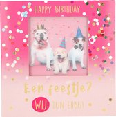 Kaart - 3D muziekkaart - Happy birthday, een feestje? - 039A