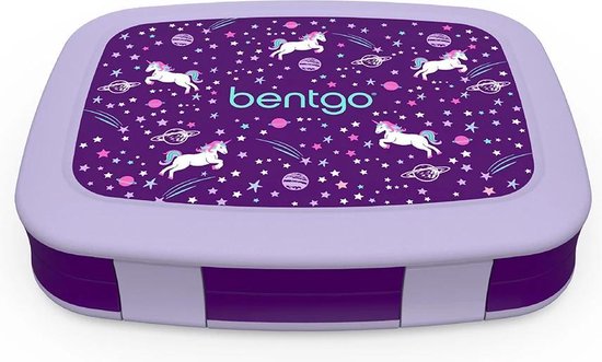 TAKWAY Boîte Bentobox pour enfants avec compartiments Licorne violette   Boîte à pain pour enfants avec division variable 4 ou 6 compartiments :  : Fournitures de bureau