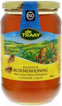 De Traay - Biologische bloemenhoning  - 900g - Honing - Honingpot