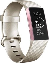 YONO Fitbit Charge 4 Bandje – Charge 3 – Siliconen – Champagne – Small