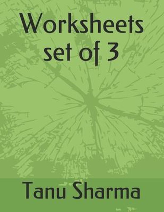 Worksheets set of 3 - cover