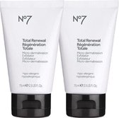 No7 Total Renewal Micro Dermabrasion Exfoliator 2x75ml