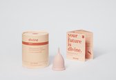 DivineCup menstruatiecup - Pretty in Pink - maat L - soft