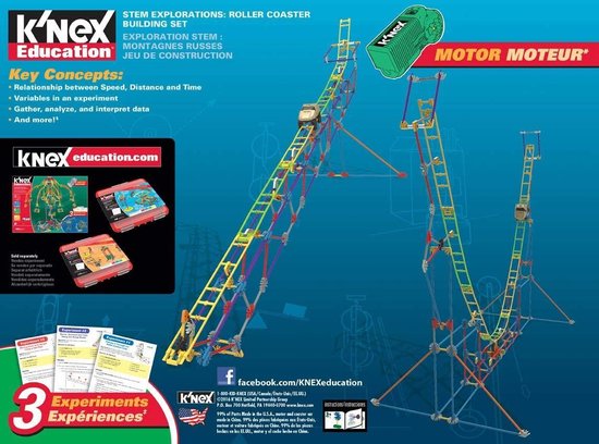 K'NEX Education - Build & Learn Roller Coaster - Bouwset | bol.com
