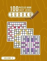 100 Sudoku Puzzles Book Easy Level