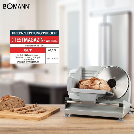 Bomann MA451CB - Elektrische Snijmachine