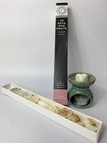 Wax Melt Floral Collection Set + aromabrander
