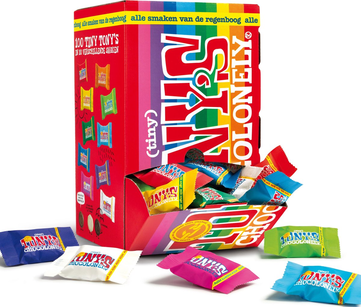 Tony's Chocolonely Tiny Tony's Mix Chocolade Cadeau - 100 Tiny's