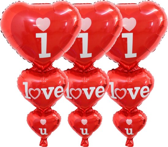 Valentijn cadeautje voor hem - Valentijn cadeautje voor haar - Valentijn  ballonnen I... | bol.com