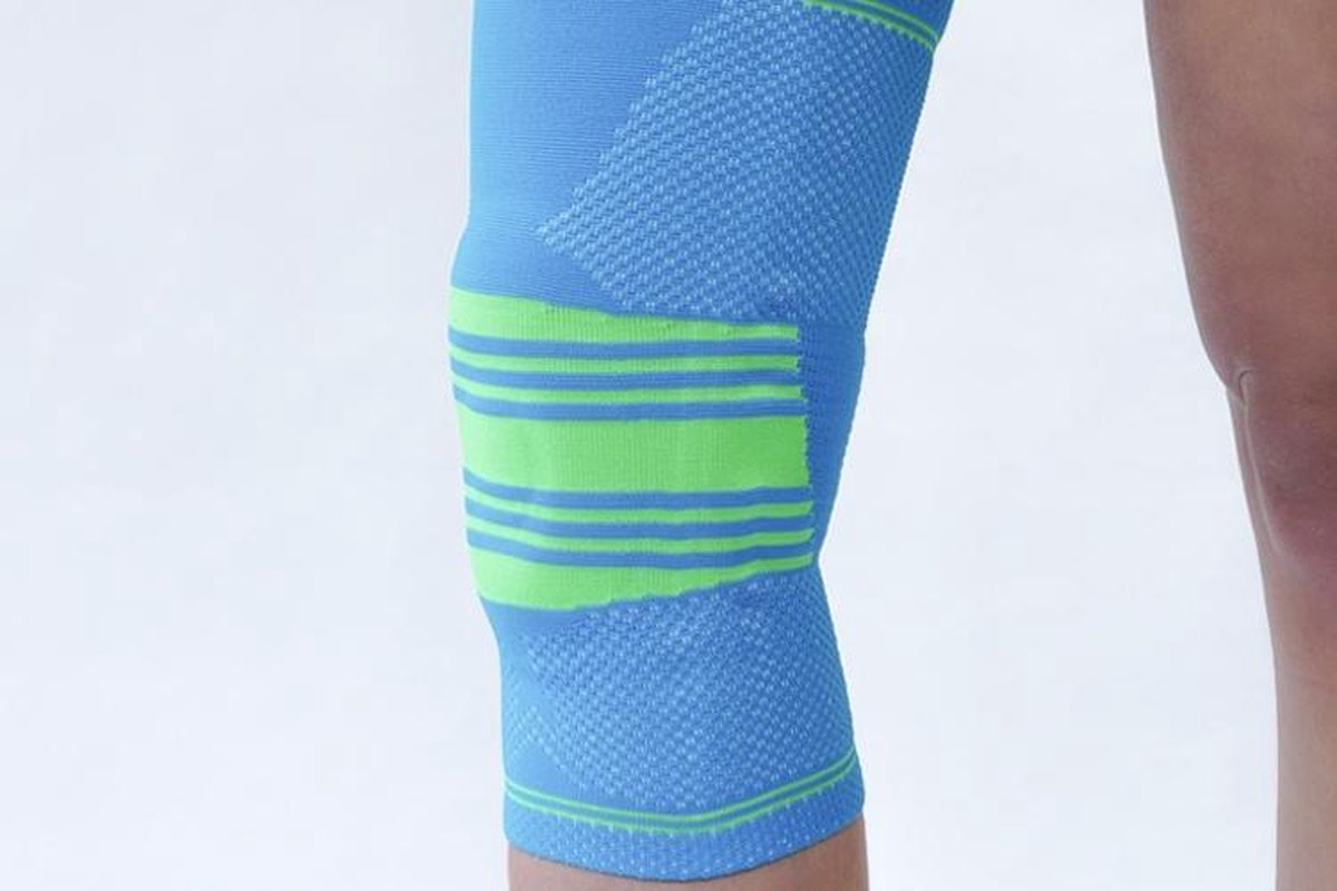 Schaper Kniebrace Schapfix Sport Textiel Blauw/groen Maat S